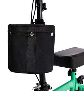 デュアルブレーキ、メタルバスケット、ニーパッドカバー折りたたみ式ニースクーターによる脚と足の怪我のためのニーウォーカー、 - Product Image 2