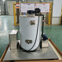 Ensemble évaporateur en cuivre à haut transfert de chaleur, pièce de rechange pour machine à glace en paillettes grande capacité