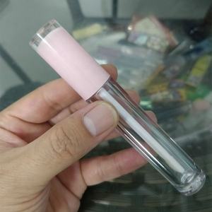Lipgloss Tubes Wholesale Custom logo Empty Lip Gloss Tubes 4.5ml Crystal <b>pink</b> Lip Oil Tubes - Product Image 6