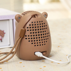 Ventilateur portable Lucky Bear sans pales, rechargeable, avec taille-crayon intégré, ventilateur de bureau portable - Product Image 4