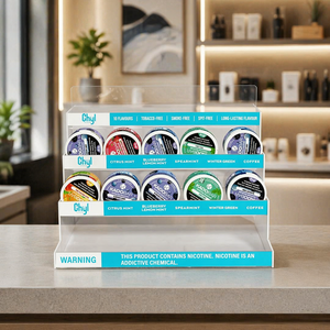 Exhibidor de Acrílico Personalizable de 4 Niveles para Snus, para Tiendas Minoristas, Tiendas de Tabaco, Chicles, Bolsitas de Snus, Soporte para Exhibición de Latas - Product Image 4