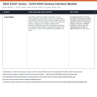 Modules d'interface factices de la série B&R X20IF0000 pour combler les emplacements d'interface X20 non utilisés dans les armoires de contrôle industrielles
