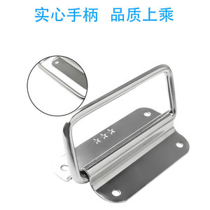 Stainless Steel Folding Pull Ring Handle Half Dumpling Shape Cabinet Door Handle Durable Surface Decoration - Product Image 3