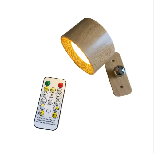 Rechargeable LED Reading Wall Lamp Touch Control with Magnetic Bracket Indoor Wall Lamp, Suitable for Home Office Remote Control