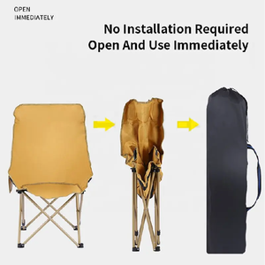 Silla Plegable Tipo Luna Kermit para Camping, Playa, Picnic, Pesca, Senderismo y <span class=keywords><strong>Barbacoa</strong></span> - Product Image 3