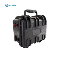 Batterie portable étanche LiFePO4 24V 25.6V 100Ah 200Ah 6000 cycles avec BMS 200A et affichage USB-C pour moteur de pêche à la traîne marine