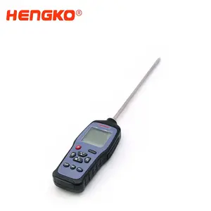 HENGKO HG984 industrial USB inalámbrico de mano bombilla húmeda medidor de temperatura y humedad de punto de rocío