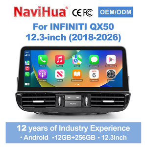 หน้าจอวิทยุติดรถยนต์ระบบแอนดรอยด์ Navihua รุ่นใหม่ ขนาด 12.3 นิ้ว สำหรับ Infiniti QX50 ปี 2018 2016 พร้อมระบบมัลติมีเดีย Carplay ระบบนำทาง และจอภาพในตัว - Product Image 2
