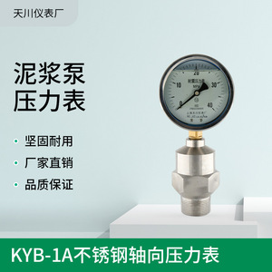 เกจวัดแรงดันปั๊มโคลน Kyb 1A ขนาด 100 มม. 0-60Mpa แบบไดอะแฟรม ข้อต่อเกลียว ผลิตที่เซี่ยงไฮ้ - Product Image 5