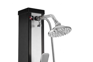 Nouveau design tétragonal couleur argent 40L <span class=keywords><strong>piscine</strong></span> de jardin <span class=keywords><strong>douche</strong></span> extérieure solaire ensoleillée avec douchette <span class=keywords><strong>pour</strong></span> <span class=keywords><strong>piscine</strong></span> <span class=keywords><strong>pour</strong></span> jardin - Product Image 4