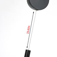 Porte-clés rétractable antivol en ABS, cordon portable, mousqueton, outil multifonction, localisateur de clés, sécurité de voyage, étanche, petit MOQ