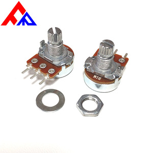 <span class=keywords><strong>Potenziometro</strong></span> Rotativo WH148 a 3 Pin con Albero Piatto in Metallo, Diametro Esterno 15mm, 1K-100K, Tolleranza 30% per <span class=keywords><strong>Elettronica</strong></span> - Product Image 6