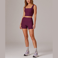 Short de sport personnalisé pour femmes Short de yoga chaud pour cyclisme Short de motard 4 "à taille haute pour femme absorbant la sueur
