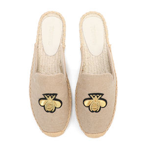 Mocassins en lin fait à la main, espadrilles personnalisables pour hommes et femmes, baskets plates de marque de haute qualité, été chinois - Product Image 4