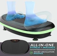 Équipement de fitness gym Crazy fit massage oscillation shaper plate-forme d'exercice vibrante plaque de vibration 4D avec CE RoHS