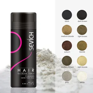Hot sale Best Keratin Hair Fiber Natural Hair Building Fibers Cover Thin Areas Hair Styling Powder Thickening Fiber Spray