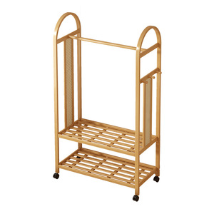 Floor-standing coat <b>rack</b>, multi-functional <b>clothes</b> storage <b>rack</b>, suitable for bedroom and living room, simple and modern style. - Product Image 5