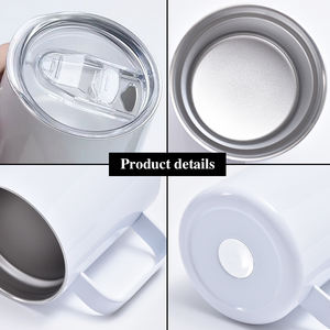 Vaso de Vino Recto de Acero Inoxidable de 12 oz para Sublimación con Aislamiento Térmico de 6 a 12 Horas y Pajita para Regreso a Clases y Fiestas - Product Image 5