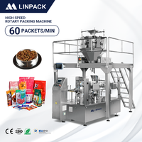 Machine d'emballage Doypack à haute productivité pour aliments pour animaux de compagnie en granulés