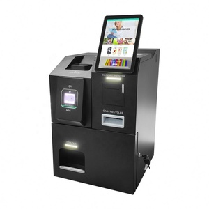 Customized Currency Exchange Kiosk Cash Acceptor Coin Recycler Windows Android Linux Optional SDK Service Self Ordering Kiosk - Product Image 1