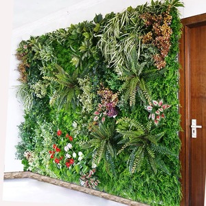 3d cỏ giả bảng điều khiển nhân tạo màu xanh lá cây hàng rào tường nhân tạo màu xanh lá cây thực vật màu xanh lá cây tường hàng rào nhân tạo thực vật tường bảng điều khiển - Product Image 1