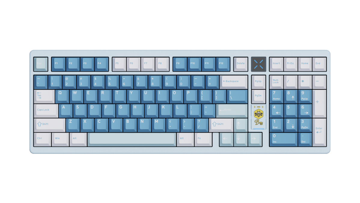 X100 Pro Bleu (interrupteur jacinthe-KTT)