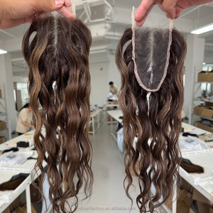 ผมแท้ยุโรปแบบขายส่ง HD Lace Topper Swiss Closure ปิดผมบางแบบมองไม่เห็นรอยต่อ สำหรับผู้มีปัญหาผมร่วง - Product Image 1