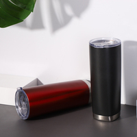Mug isotherme moderne en acier inoxydable de 550 ml avec couvercle - Isolation chaud/froid pour le bureau, la rentrée scolaire et les voyages en voiture