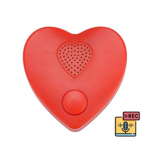 Módulo de Grabación en Tiempo Real de 350s con Forma de Corazón Caja de Sonido Musical Personalizable Altavoz Grabadora de Voz <span class=keywords><strong>DIY</strong></span> para Regalo de Animales de Peluche - Product Image 1
