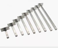 Accessoires de quincaillerie en fer métallique de haute qualité personnalisés en usine Support métallique mural
