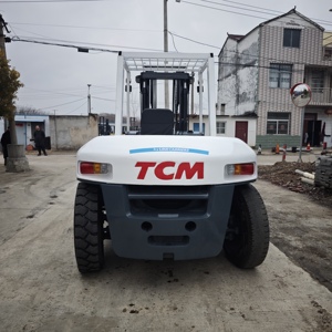 Carretilla Elevadora Diésel TCM 10T 3M Usada de Alto Rendimiento, Maquinaria de Construcción, Longitud de Horquilla 1200mm, Todoterreno, Venta al por Menor 1 - Product Image 3