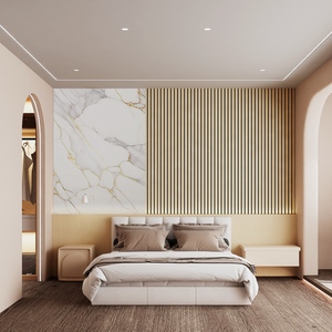 Pannello Murale in PVC dal Design Moderno, 3D in Rilievo, Impermeabile, Decorativo per Soggiorno e Sfondo TV - Product Image 1