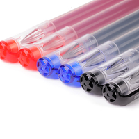 Stylos à encre gel à pointe tube pleine de 0,5 mm |   Encre à séchage rapide avec clip pour stylo, 3 couleurs pour étudiants et usage au bureau