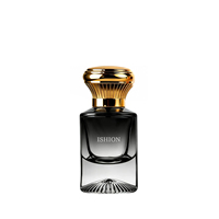 Flacon de parfum spécial 30ml 50ml 100ml, flacon de parfum rond élégant vide, flacon de parfum noir avec boîte d'emballage