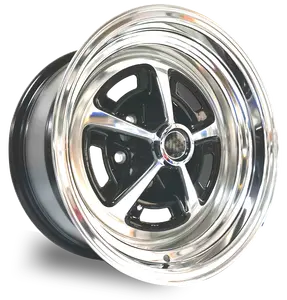 magnum 500 15X8.0 5X120.65 wheel backspace 4.25 inch ET-6 alloy wheel with little pony Zinc alloy center cap Mopar center cap