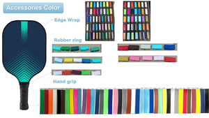 Pala de Pickleball Personalizada de Fibra de Carbono Toray T700 con Núcleo Gen3 de 16 mm, Aprobada por la USAPA - Product Image 3