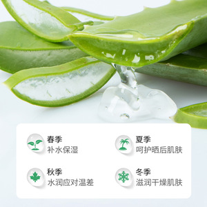 Gel d'aloe vera naturel à base de plantes 30g Soin hydratant de nuit pour le visage pour tous types de peaux - Product Image 4