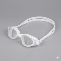 Lunettes de natation pour adultes personnalisées avec logo, anti-buée, protection UV, haute définition, écologiques, sans fuite, en silicone souple
