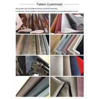Tissu synthétique en cuir PU personnalisé blanc bleu rouge noir pour vêtements et intérieurs de maison