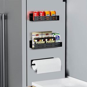 Support mural magnétique auto-adhésif unique pour épices et assaisonnements, organisateur de rangement pour cuisine et réfrigérateur - Product Image 4