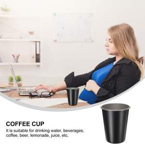 Gobelets en acier inoxydable de 16 oz au design classique, gobelets à bière en métal incassables empilables - Product Image 3