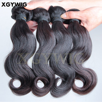 10 "-40", 100% Необработанные выровненные пучки натуральных волос, прямые поставки