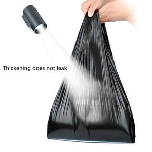 Bolsas de basura de cocina de 13 galones respetuosas con el medio ambiente personalizadas Impresión offset de PE vegano fuerte y alta empaquetada MOQ 100PCs - Product Image 5