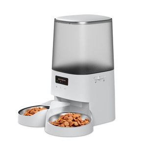 Distributeur automatique de nourriture intelligent CITICITY avec minuterie, application/WiFi, alimentation à distance par commande vocale pour chats, chiens et autres animaux domestiques - Product Image 1