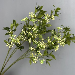 <span class=keywords><strong>Ilex</strong></span>-Beeren und -Blätter aus Seide, Künstliche Beeren im Chinesischen Stil, Heimdekoration, Rote Weihnachtsbeeren, Wilde Früchte, Hochzeitsdekoration - Product Image 1