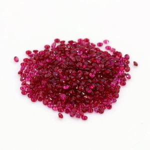 Piedras sueltas al por mayor, rubí natural redondo, corte redondo, piedras preciosas de rubí de tamaño pequeño para fabricación de joyas, compre ahora del proveedor - Product Image 5