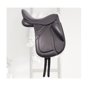 Silla de Doma Cubierta de Cuero Resistente con Diseño Ergonómico de Contacto Cercano, Asiento Acolchado Profundo para Comodidad en el Entrenamiento Diario - Product Image 3