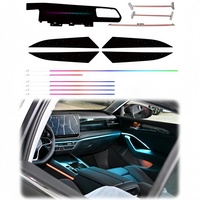 Pour Volkswagen Passat B9, mise à niveau de l'éclairage intérieur de la voiture, style ciel étoilé, style météore, lumière ambiante LED