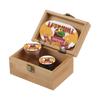 En gros Mini accessoires pour fumeurs : Grinder à herbes en métal personnalisé, Plateau à rouler, Boîte à tabac en bois, Kit à tabac