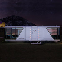 Maison capsule mobile, usine chinoise, nouvelle maison moderne de luxe de grande taille, petit hôtel, camping, maison conteneur, prise en charge de la personnalisation